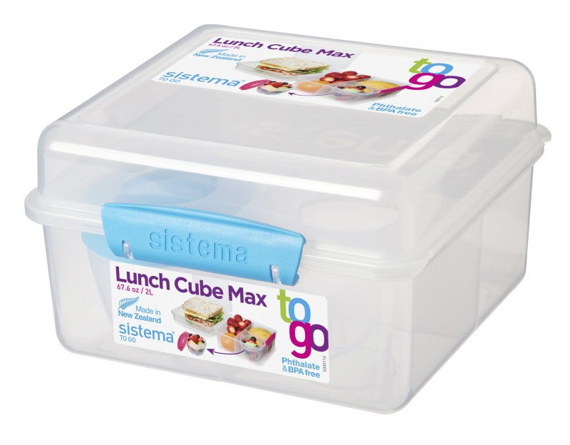 2L Lunch Cube Max To Go with Yogurt Pot