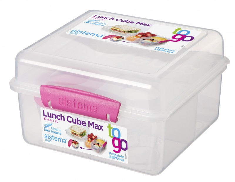 2L Lunch Cube Max To Go with Yogurt Pot